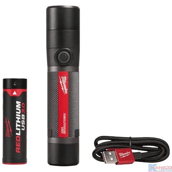 MILWAUKEE USB RECHARGEABLE COMPACT FLASHLIGHT (MIL-2160-21) - Image 2