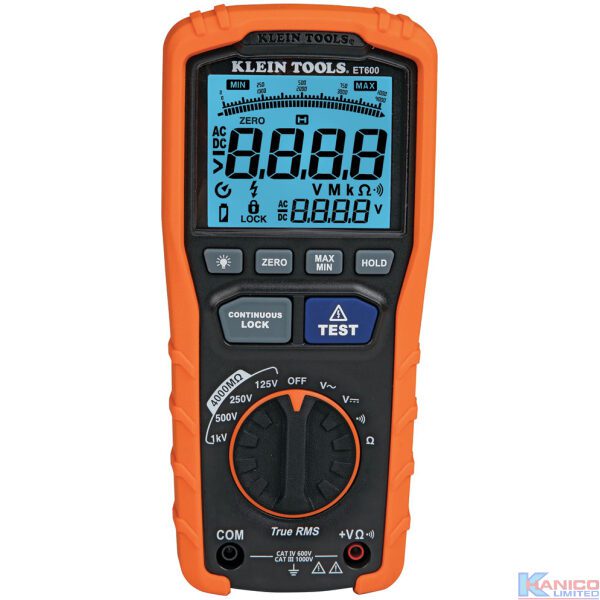 KLEIN DIGITAL MULTIMETER TESTER (ET600)