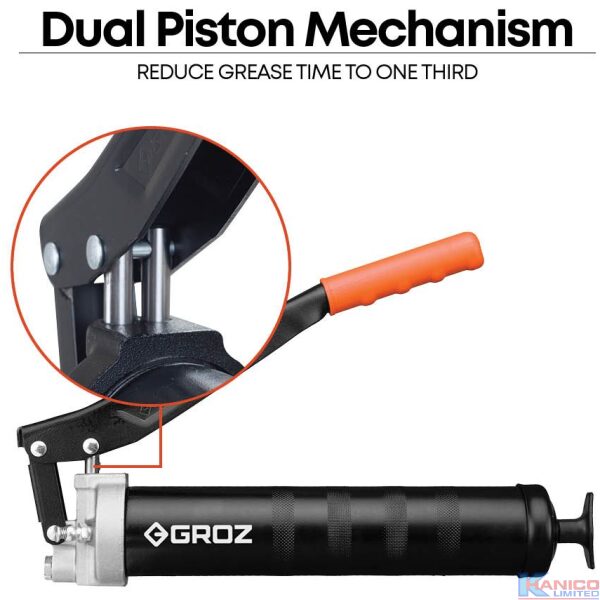 GROZ LEVER ACTION GREASE PUMP (G2R/N) - Image 2