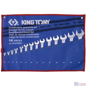 KING TONY 14PC 3/8″-1-1/4″ COMBINATION SPANNER SET (1214SRN01)
