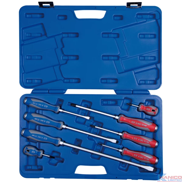 KING TONY 8PC HEAVY DUTY SCREWDRIVER SET (35208MR)