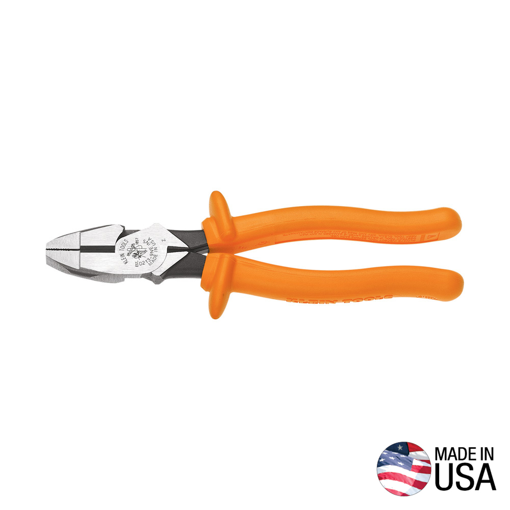 KLEIN 9″ INSULATED SIDE CUTTING PLIERS (D213-9NE-INS)