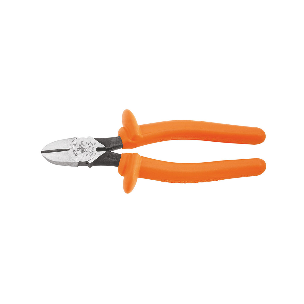 KLEIN 7″ INSULATED DIAGONAL CUTTING PLIERS (D220-7-INS)