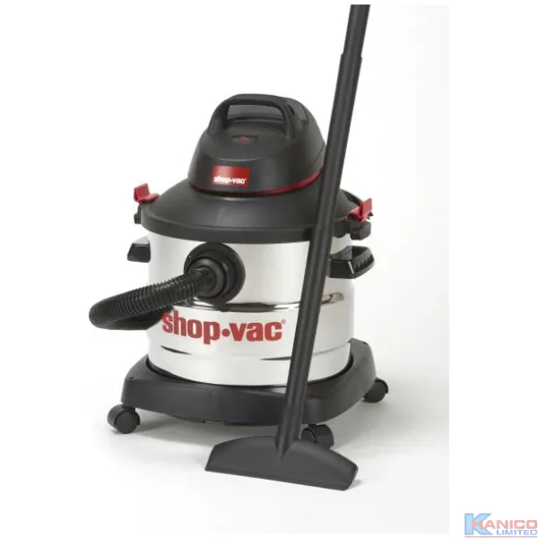 SHOP VAC 8 GAL 6 HP STAINLESS STEEL WET/DRY VACUUM
